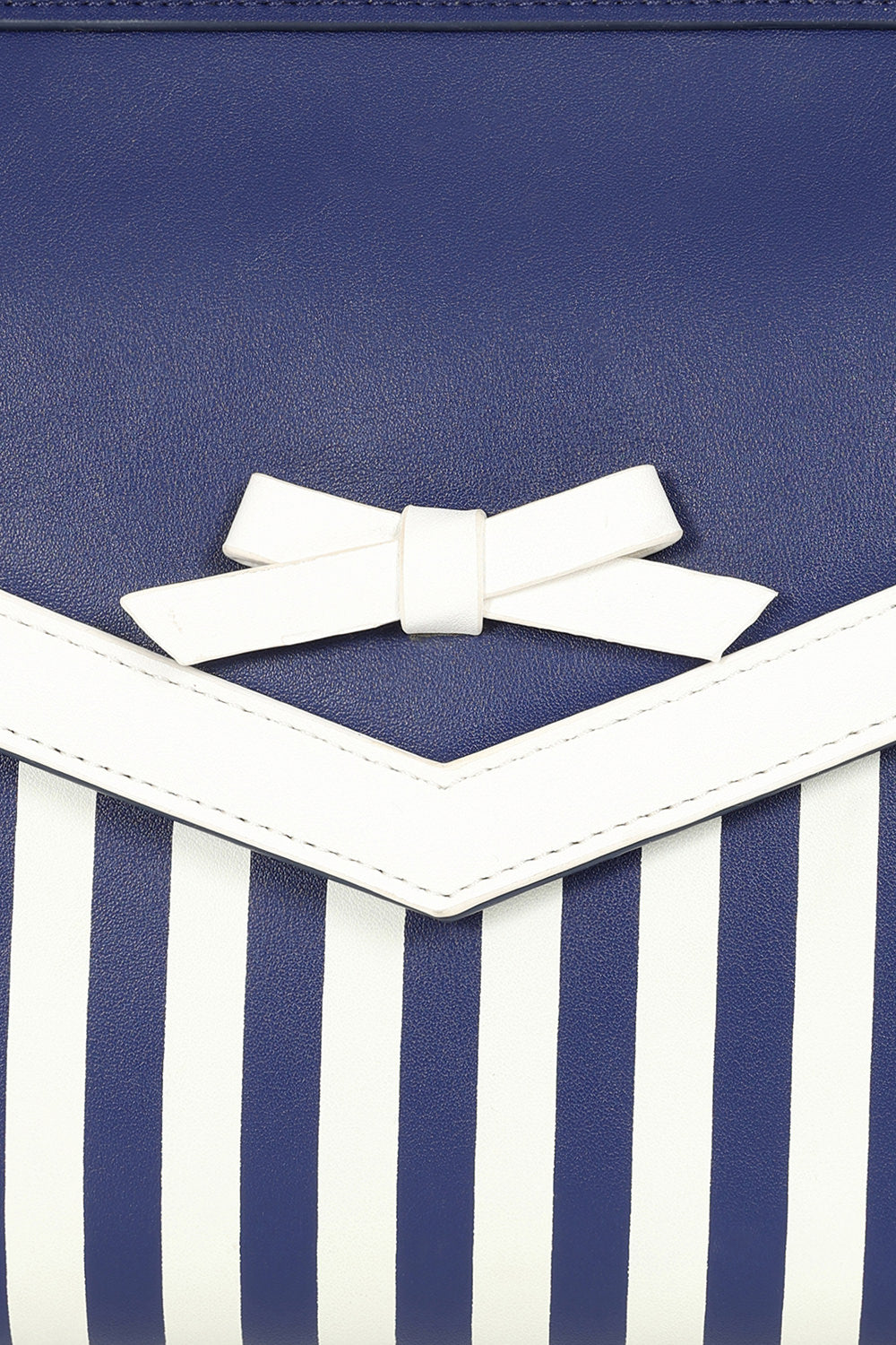 BANNED Ravello Nautical Stripe Handbag | 1940s-Inspired Maritime Style-Navy-One Size