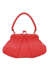 BANNED Shirley Trapeze Handbag | 1940s-Inspired Vintage Style-Red-One Size