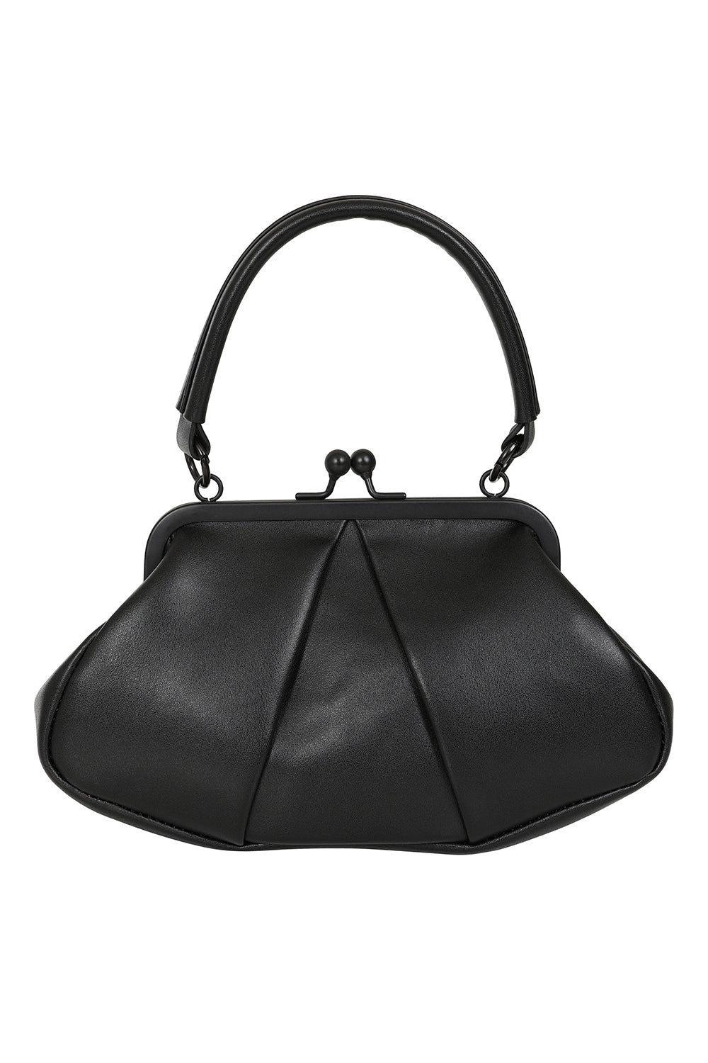 BANNED Shirley Trapeze Handbag | 1940s-Inspired Vintage Style-Black-One Size