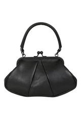 BANNED Shirley Trapeze Handbag | 1940s-Inspired Vintage Style-Black-One Size