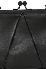 BANNED Shirley Trapeze Handbag | 1940s-Inspired Vintage Style-Black-One Size