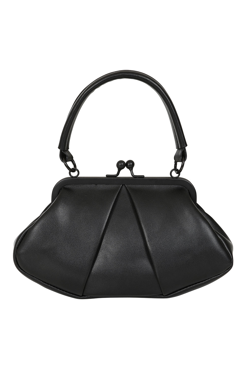 BANNED Shirley Trapeze Handbag | 1940s-Inspired Vintage Style-Black-One Size