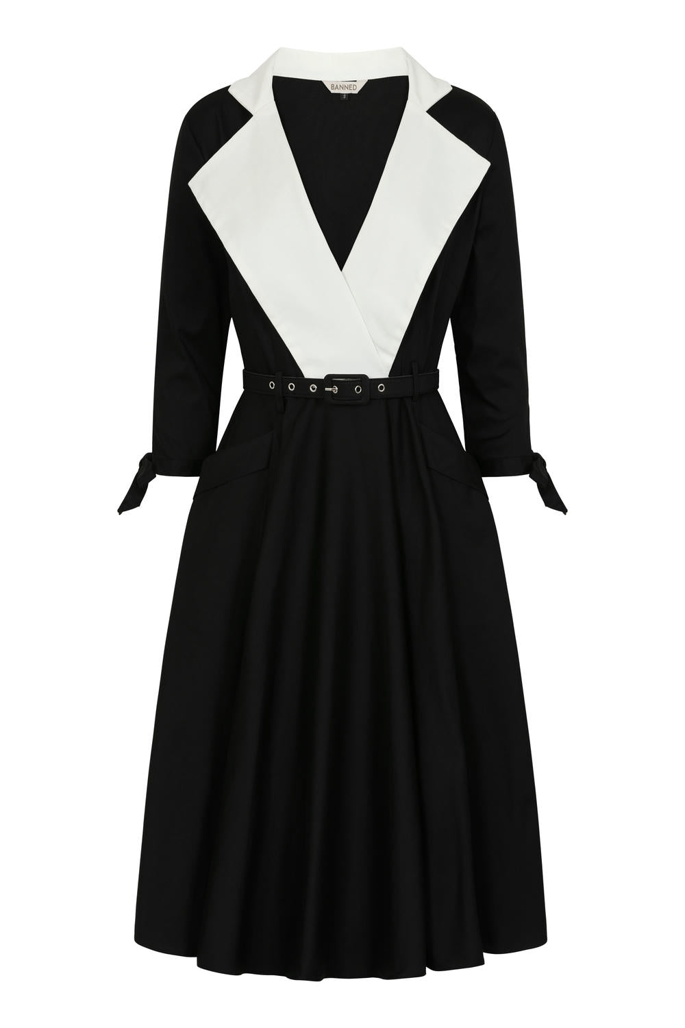 Olive swing dress Black