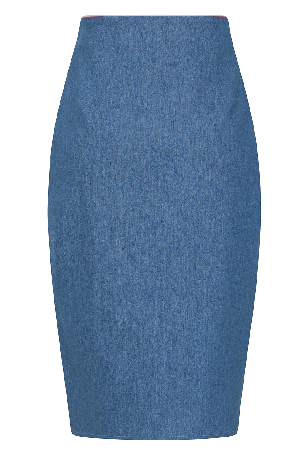 MILLIE SWALLOW PENCIL SKIRT Denim
