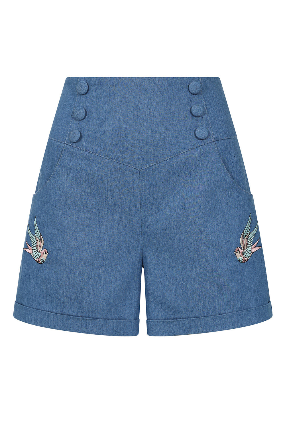 MILLIE SWALLOWS SHORTS Denim