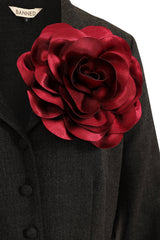 Burgundy ROMANTIC BLOOM BROOCH