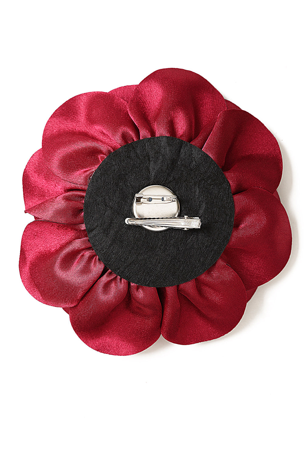 Burgundy ROMANTIC BLOOM BROOCH