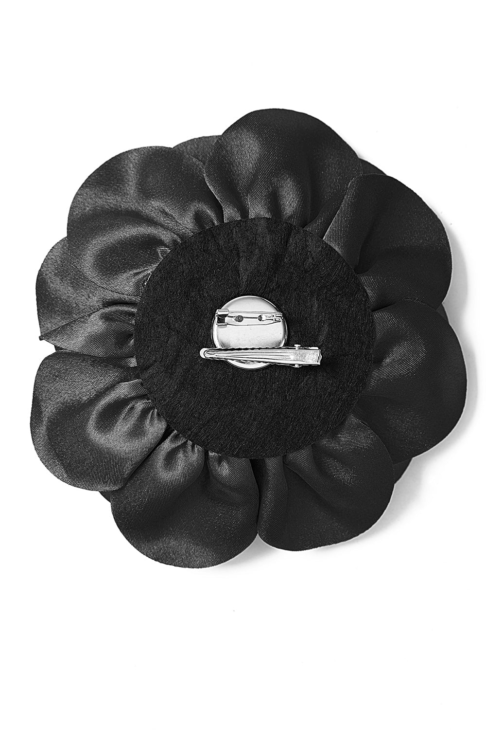 Black ROMANTIC BLOOM BROOCH