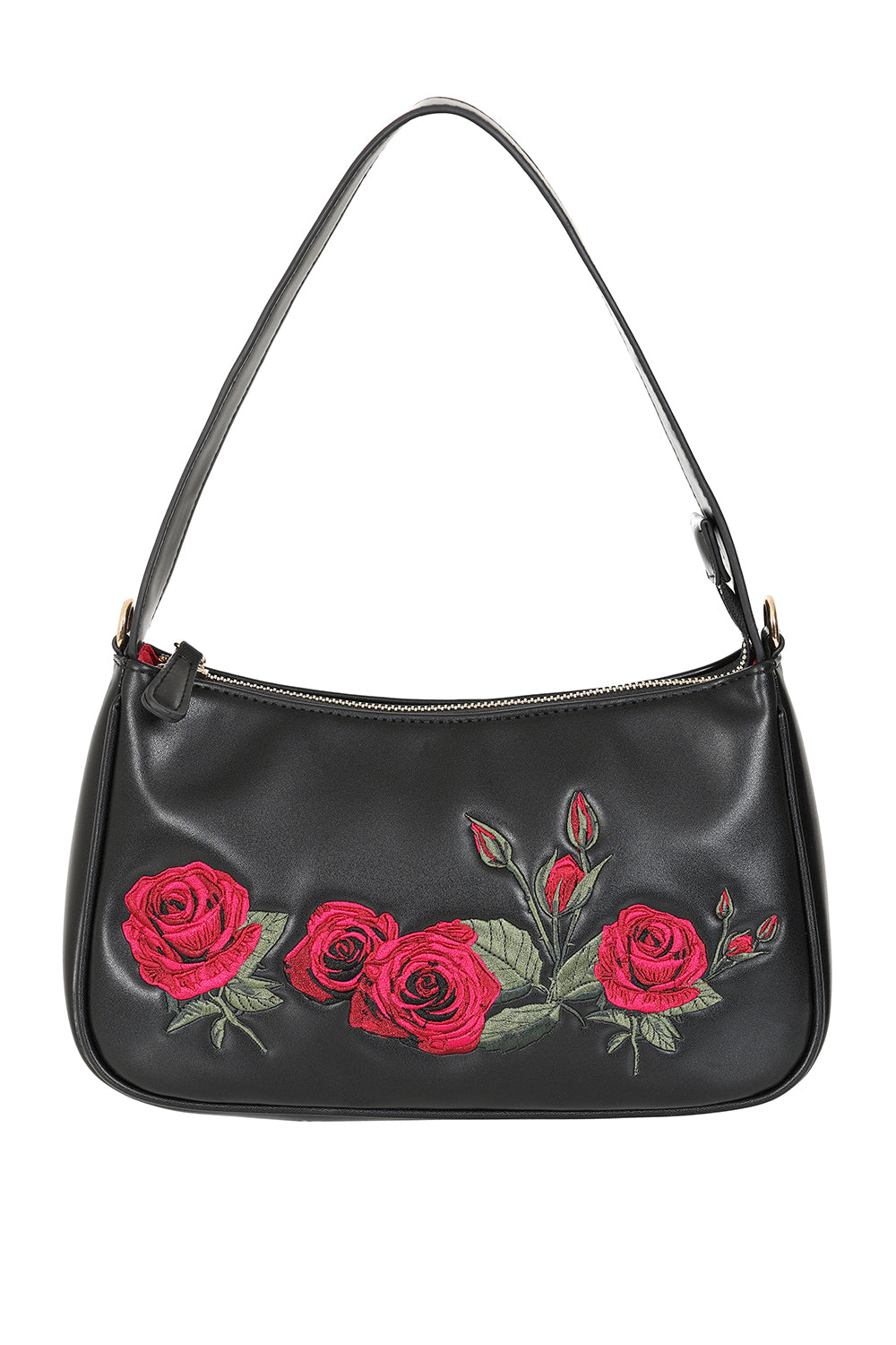 Black ROSE GARDEN HANDBAG