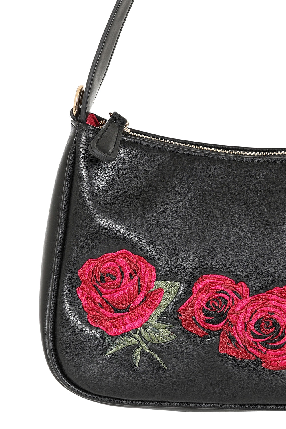 Black ROSE GARDEN HANDBAG