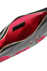 Black ROSE GARDEN HANDBAG