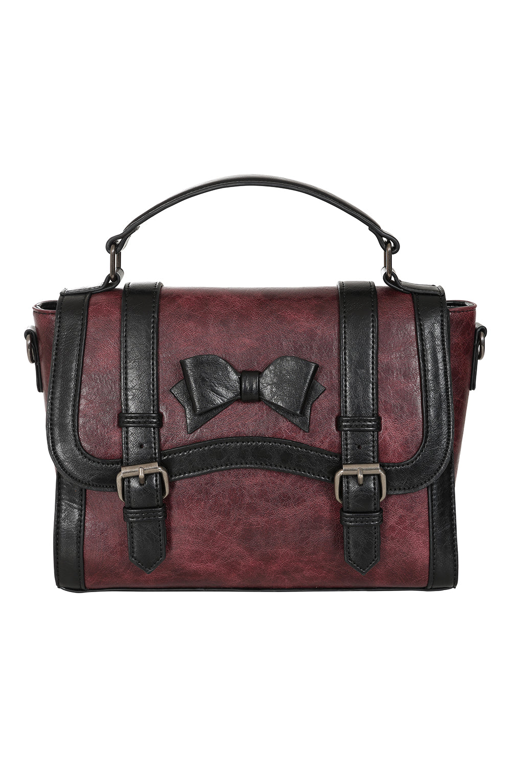 Burgundy VINTAGE VOYAGER HANDBAG