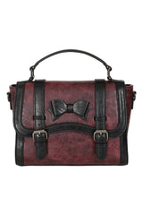 Burgundy VINTAGE VOYAGER HANDBAG