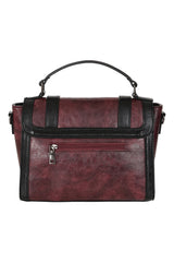 Burgundy VINTAGE VOYAGER HANDBAG