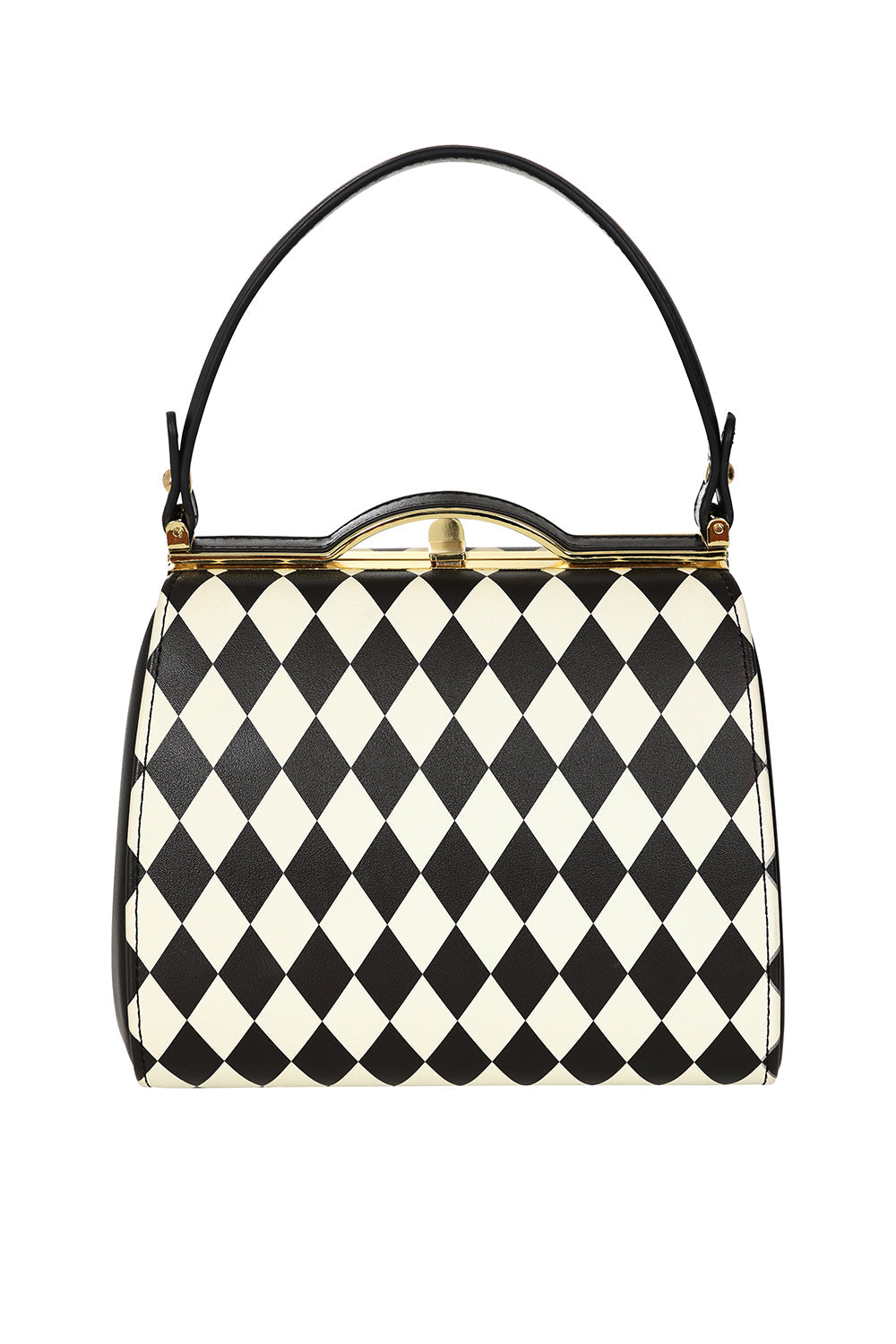 Black/White RHONA HARLEQUIN HANDBAG