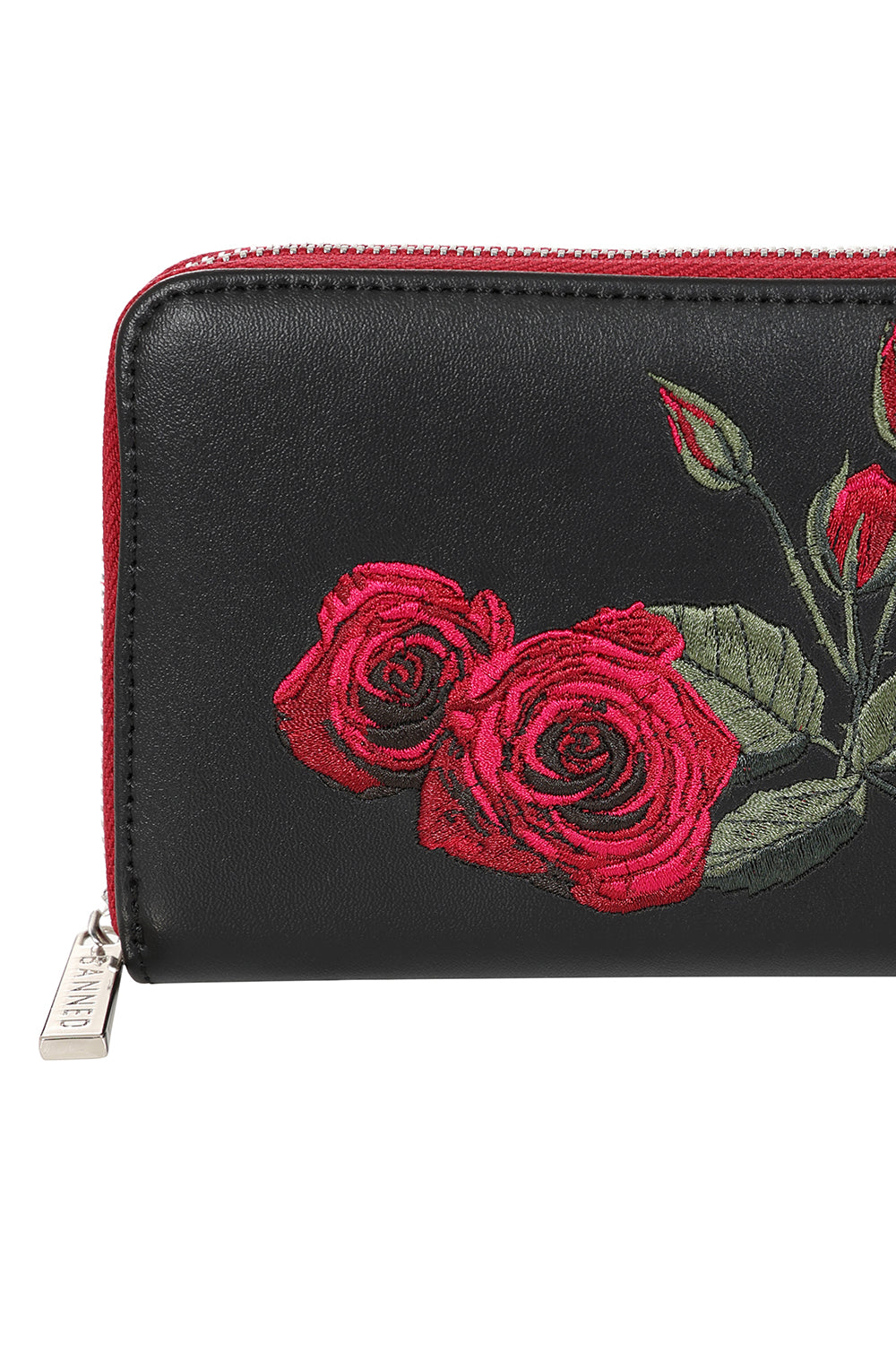 Black ROSE GARDEN PURSE