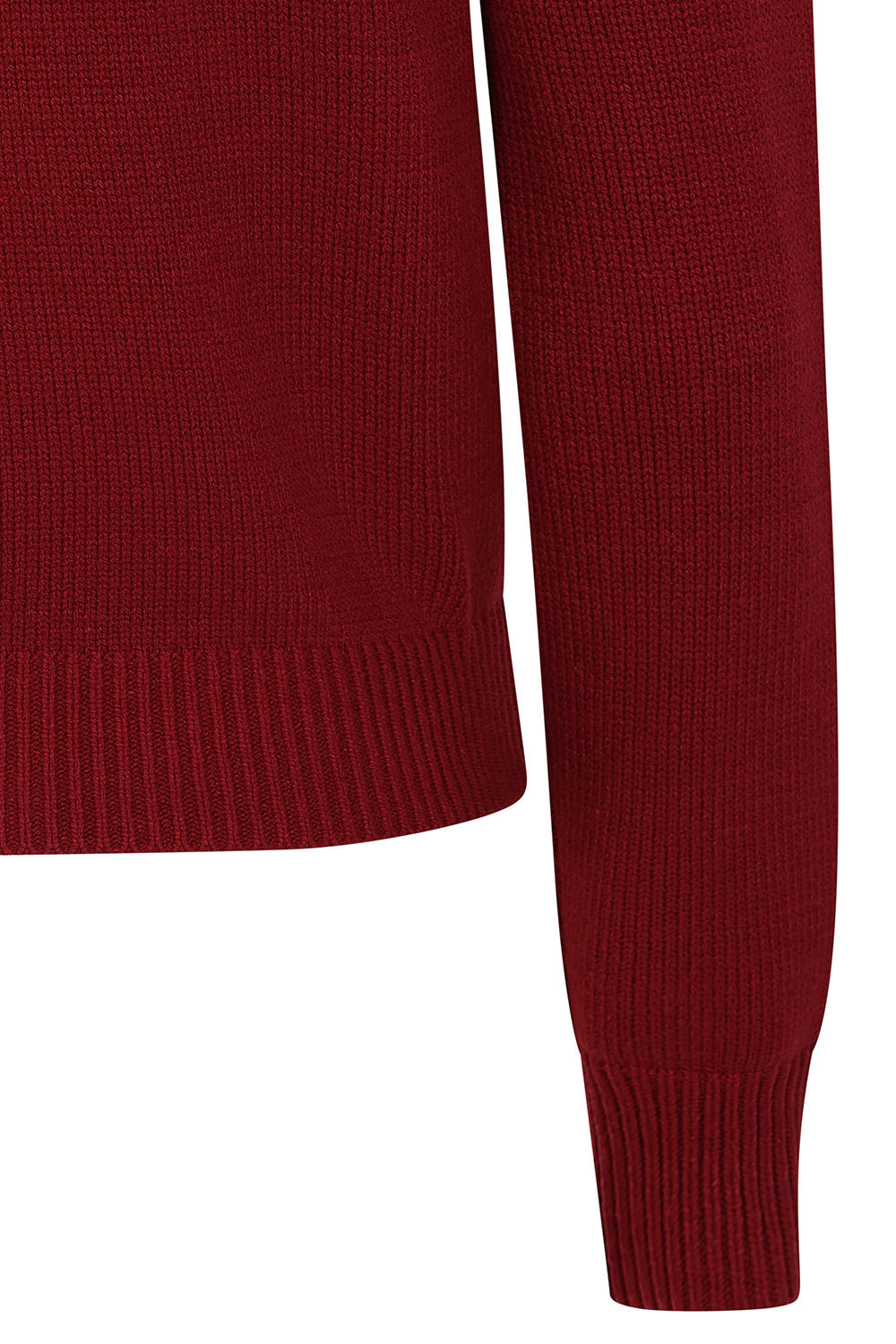 1940's Banned Retro Katy Knot Burgundy knit cardigan-Burgundy