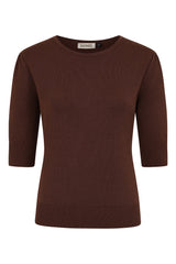 1950's Banned Retro Grace jumper-Brown
