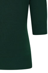 1950's Banned Retro Grace jumper-Green