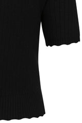 Jersey de punto con cuello festoneado Jane de Banned Retro