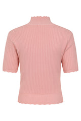 Jersey de punto con cuello festoneado Jane de Banned Retro