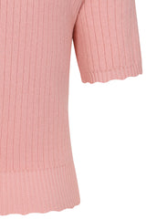 Jersey de punto con cuello festoneado Jane de Banned Retro