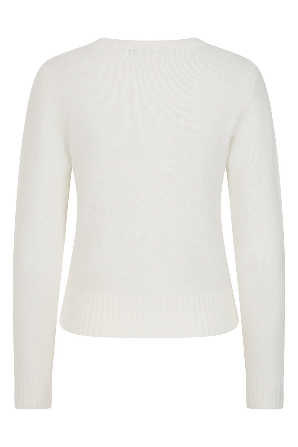 Banned Natalia Christmas Carol Jumper - 50s Style Embroidered Holiday Sweater-Ivory