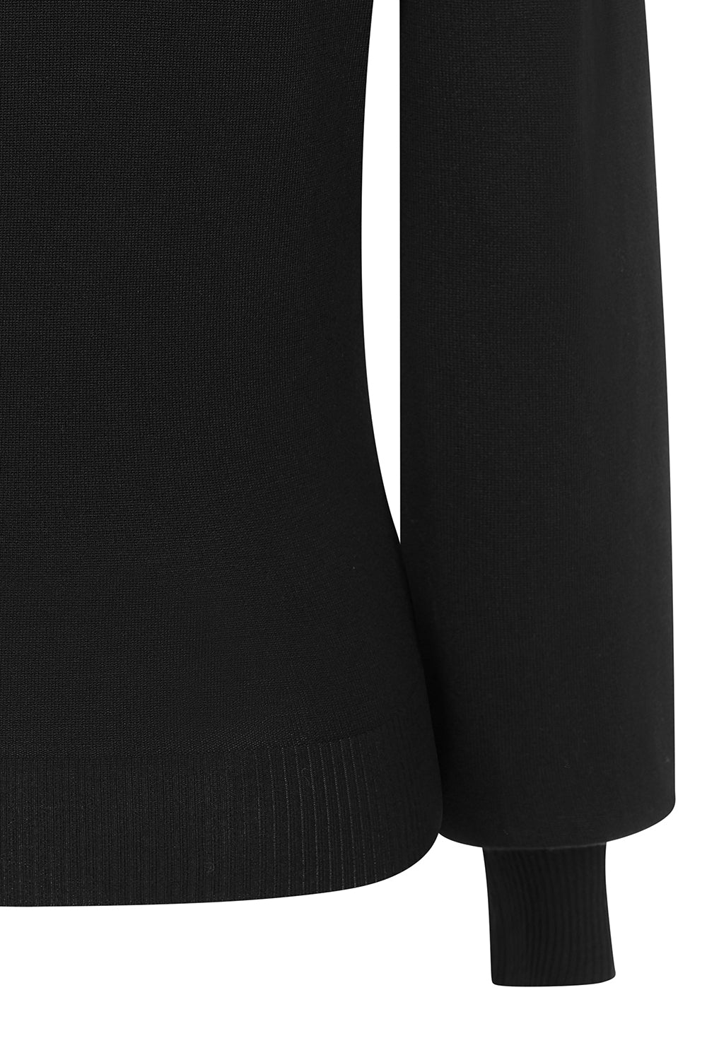 1950's Banned Retro Betsy Bow Jumper-Black