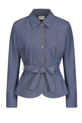 Banned Retro 1940's Blue Edie Jacket-Blue