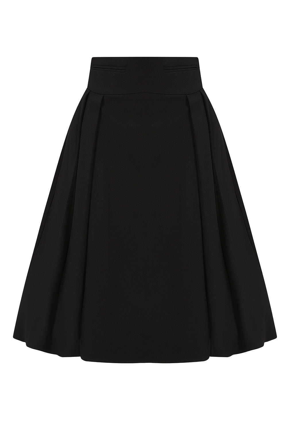 1950's Banned Retro Ginger 1950'S skirt-Black