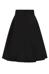 1950's Banned Retro Ginger 1950'S skirt-Black