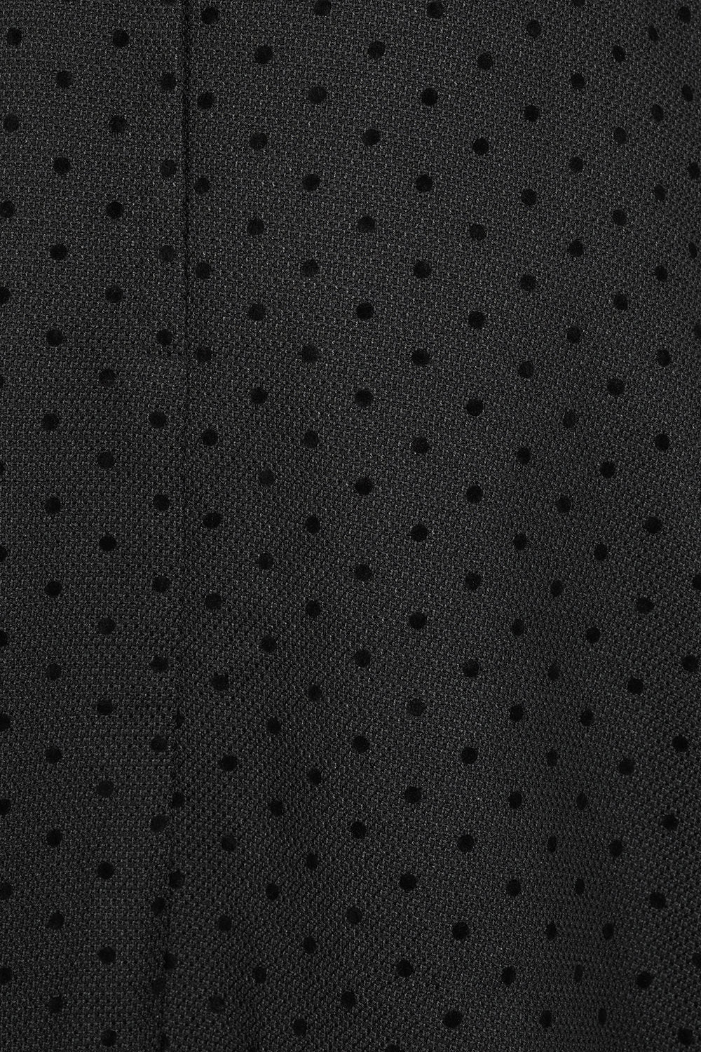 1950's Banned Retro Annie Rose spot texture swing skirt-Black