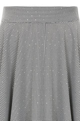 1950's Banned Retro Cary sparkle houndstooth swing skirt-Black