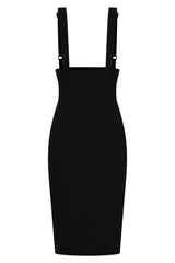 Banned Retro uspender skirt/50s/black-Black