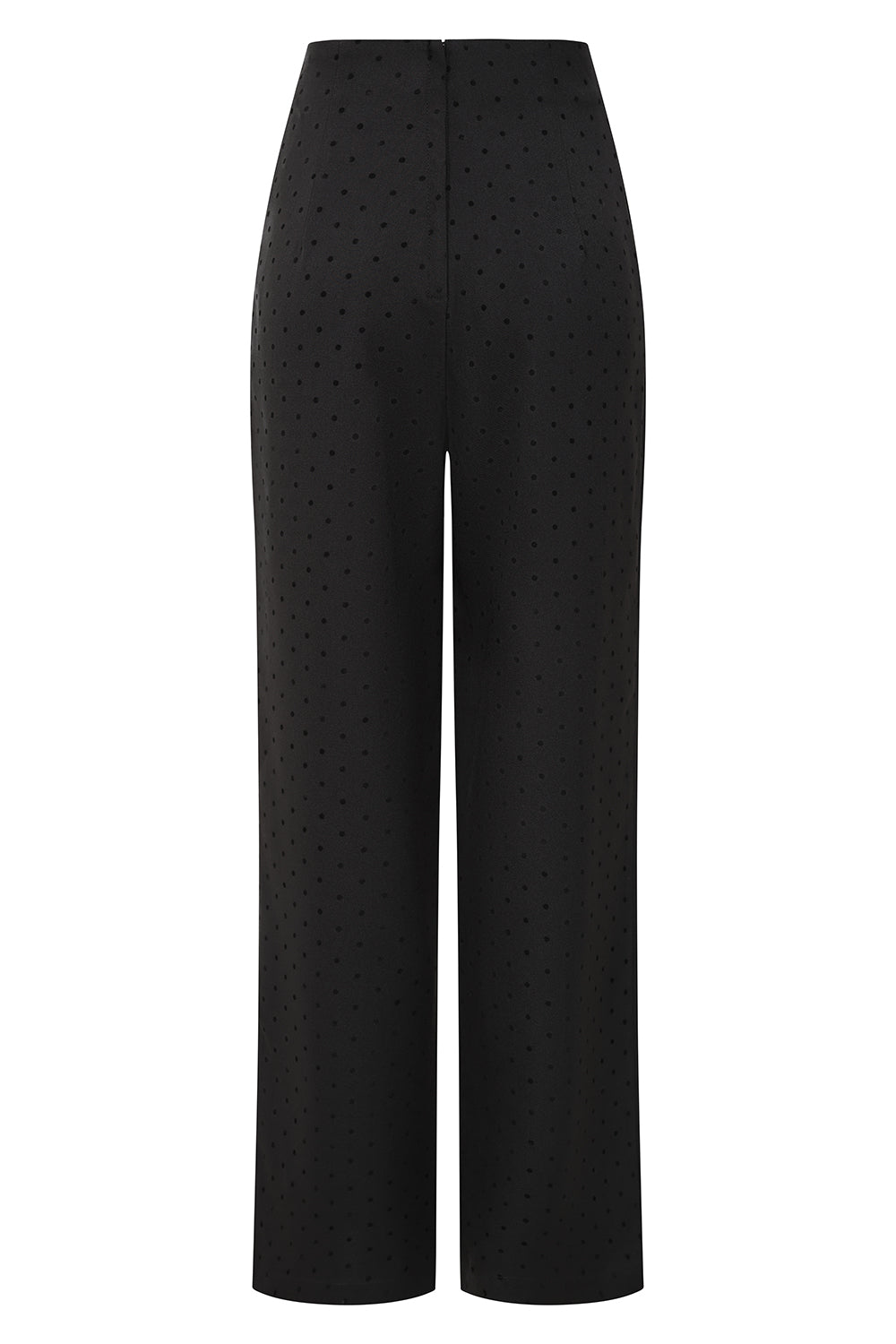 Banned Retro 1950's Black Penny Polka Please trouser -Black