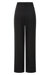 Banned Retro 1950's Black Penny Polka Please trouser -Black