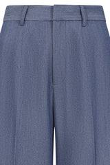Banned Retro 1950's Style Hattie Blue Trouser-Blue