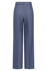 Banned Retro 1950's Style Hattie Blue Trouser-Blue