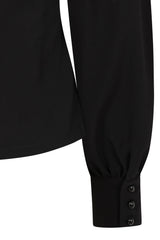 Banned Retro 1950's Luna Black blouse-Black
