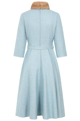 Banned Retro Lorna Fur Collar Dress