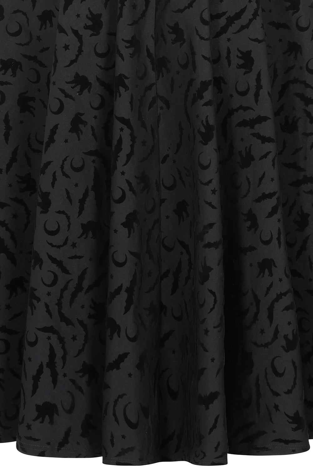 Banned Apparel Tara Halloween Night Hooded Dress with pockets.-Black