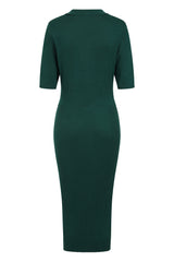 1940's Banned Retro Federica knit dress-Green