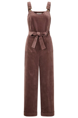 1950's Banned Retro Harriet dungaree-Brown