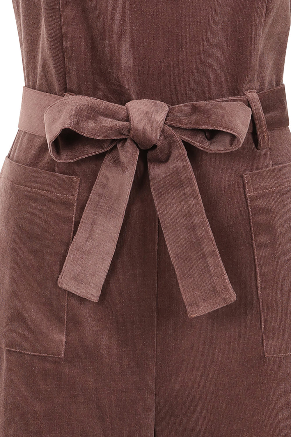 1950's Banned Retro Harriet dungaree-Brown