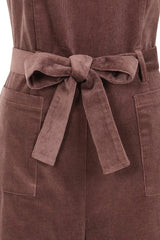1950's Banned Retro Harriet dungaree-Brown