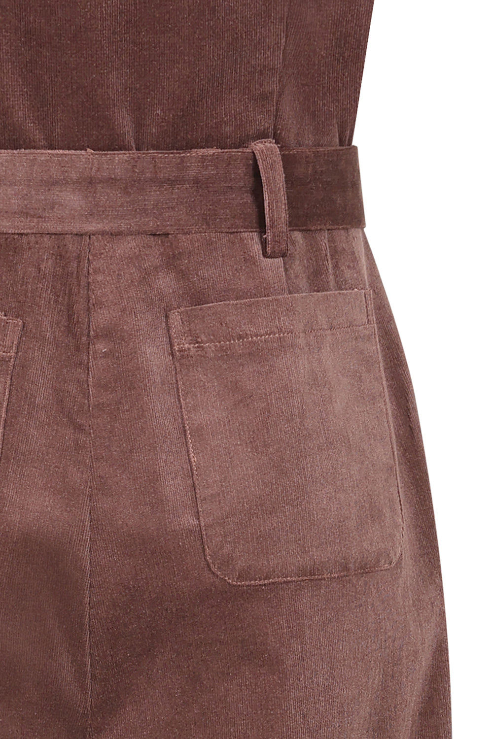 1950's Banned Retro Harriet dungaree-Brown