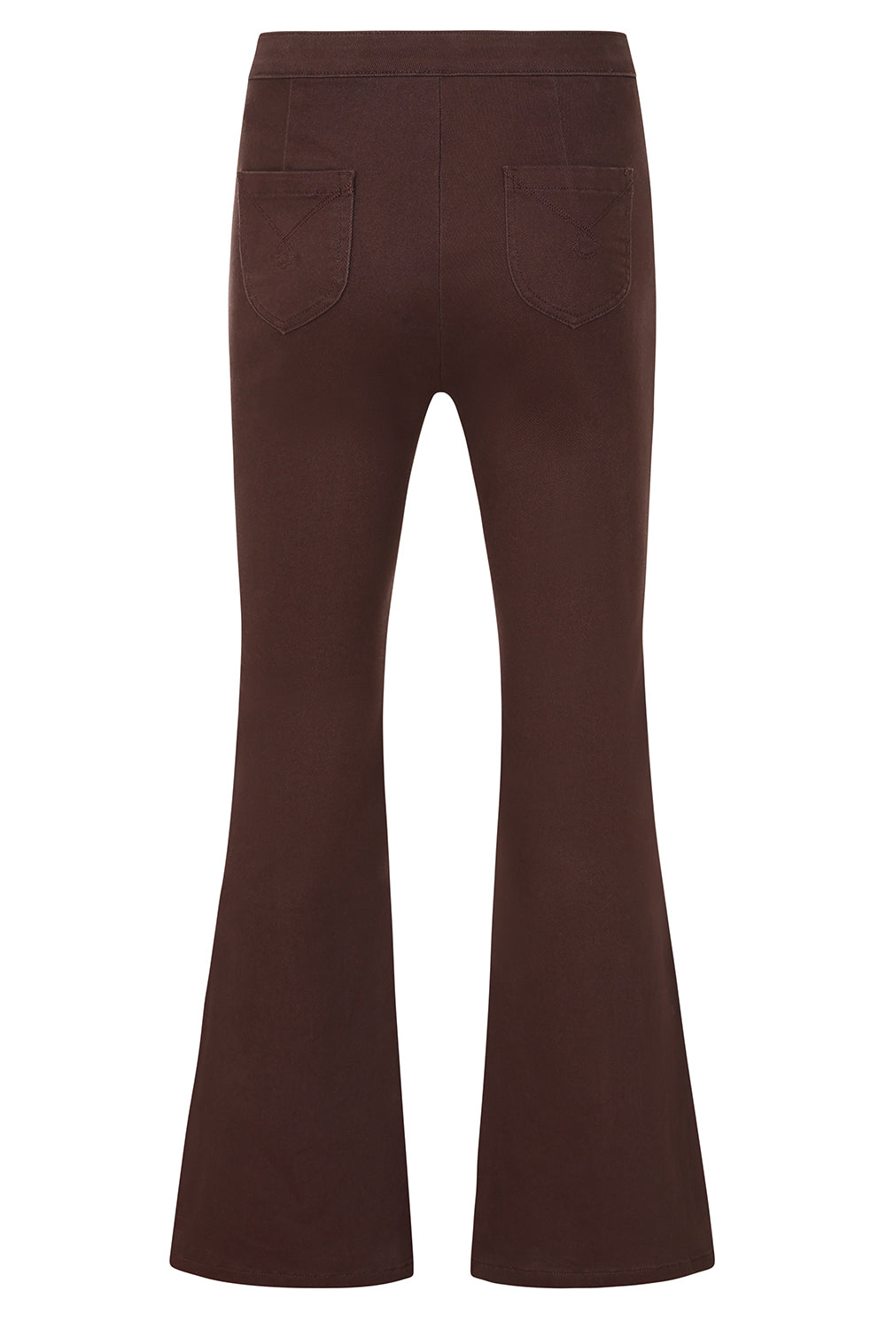 1960's Banned Retro Roisin Beige Trouser-Brown