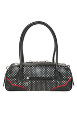 Banned Retro Viva Las Vegas Handbag   Rockabilly Swallow and Dice Retro Bag-Black