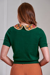 Banned Retro 50s Polly Summer Cardigan-Green