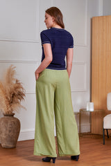 Banned Retro 40s Bonnie Rope Trouser-Green